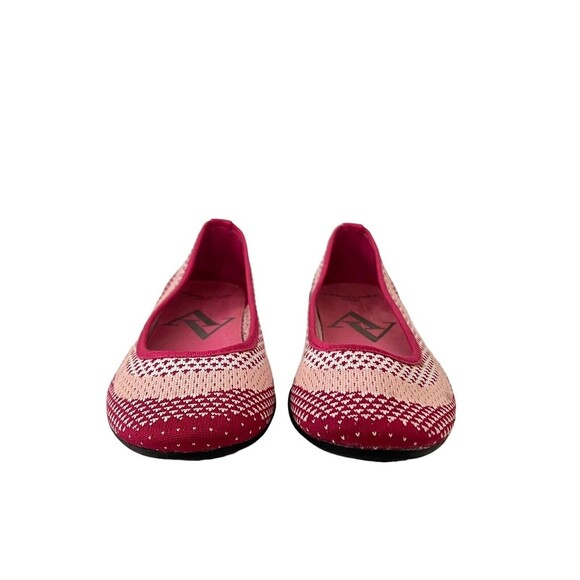 Adrienne Vittadini Womens Size 8 Pink Knit Ballet Flats - Picture 1 of 7